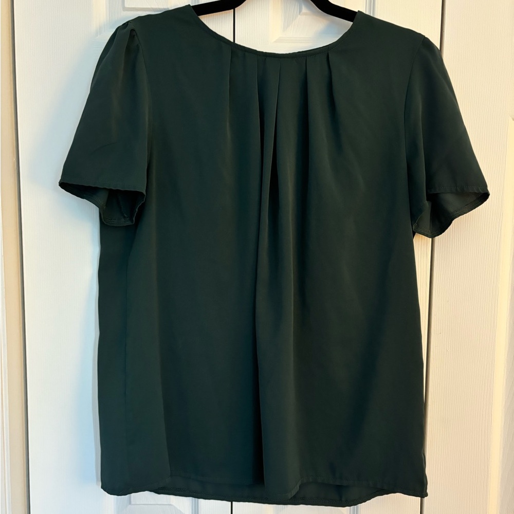 Green blouse